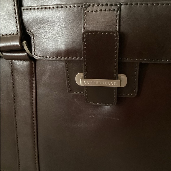 CutterBuck brown leather briefcase BRAND NEW - Picture 11 of 11